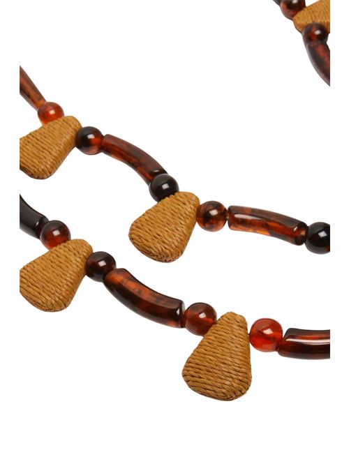 Collana WKAFALANGE in rafia e resina Caramello WEEKEND MAX MARA | 2615751055600006